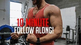 Intense 10 Minute Upper Body At Home Workout - Intense At Home Upper Body Workout (No Equipment)