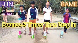 Bounce 5 Times Then Drop In | Indoor Games | Fun Outdoor Games