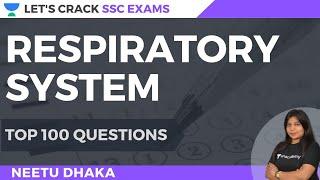 Respiratory System (Top 100 Questions) | General Science | SSC Exams 2020/2021/2022