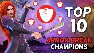 Top 10 Most Effective Armor Break Champs in Game | Easy Rotate Options | Marvel Contest of Champions