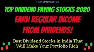 TOP 10 HIGHEST DIVIDEND PAYING STOCKS 2020 - EARN REGULAR INCOME FROM DIVIDENDS! BEST DIVIDEND YIELD