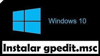 Como INSTALAR GPEDIT.MSC en Windows 10 Home | Instalar gpedit en Windows 10 (SIN ERRORES) ✔️