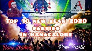 Top New Year Parties in Bangalore 2020 | Pool Party | Rain Dance And Dhol