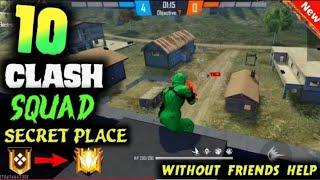 TOP 10 CLASS SQUAD SECRET PLACE FREE FIRE