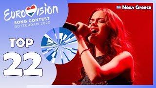 Eurovision 2020 – My Top 22 – NEW: 