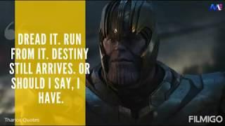 Top 10 Thanos Quotes Which You Could Connect With Your Life | Wow Quotes | Must Watch