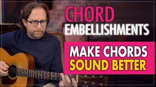 Country chord embellishments - Fill licks that make cowboy chords sound better - guitar lesson EP407