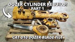 Rebuild a Caterpillar D10 Dozer Hydraulic Cylinder | Part 1 | Machining