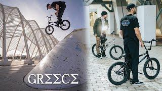 Riding BMX in Athens, Greece