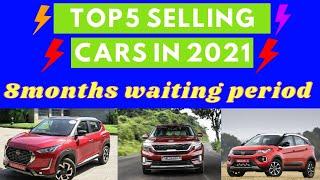 Top 5 selling cars in 2021 | 10 Month's waiting period | OverTake