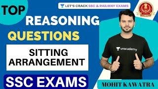 Sitting Arrangement (Part-1) | Reasoning Important Questions for SSC Exams | Mohit Kawatra