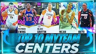 RANKING THE TOP 10 BEST CENTERS IN NBA 2K21 MYTEAM!! 2K21 MYTEAM BEST CENTERS!!