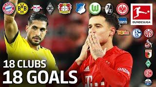 18 Clubs, 18 Goals - The Best Goal by Every Bundesliga Team in 2019/20