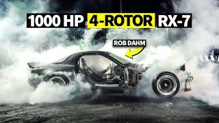 Wildest Burnyard EVER: Ken Block’s Hoonicorn, 1000hp AWD RX-7 Burnout, and Mayhem