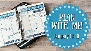 PLAN WITH ME! | January 13-19 | Erin Condren Life Planner