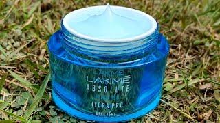 Lakme Absolute Hydra Pro Gel Day Creme    review & demo | RARA | 72hr replenishing gel moisturizer