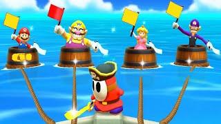 Mario Party The Top 100 MiniGames - Mario vs Wario vs Peach vs Waluigi (Master Cpu)