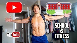 BALANCING SCHOOL, YOUTUBE, FITNESS!? Life As a College YouTuber