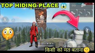 top hiding secret place in freefire 