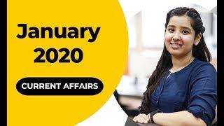 Current Affairs | January 2020 | Monthly Current Affairs 2020