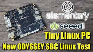 Awesome Tiny Linux PC - ODYSSEY / ReComputer SBC 8Gb Ram Linux Testing - Elementary OS