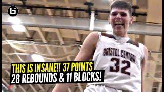 10th Grader Donovan Clingann Drops 37 Points, 28 REBOUNDS & 11 BLOCKS!! WHAT??!! Absolutely INSANE!