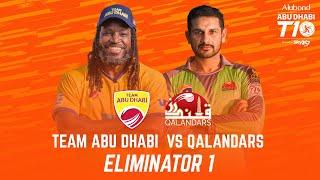 Match 26 I Eliminator 1 I Day 9 I HIGHLIGHTS I Team Abu Dhabi vs Qalandars I Abu Dhabi T10 Season 4