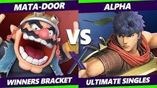 Smash Ultimate Tournament - Mata-Door (Wario) Vs. Alpha (Ike) S@X 332 SSBU Winners Round 3