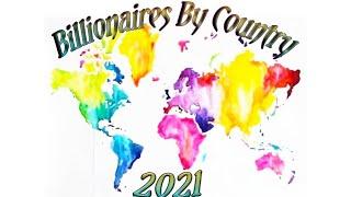 Billionaires By Country 2021 (Top 10 country's)