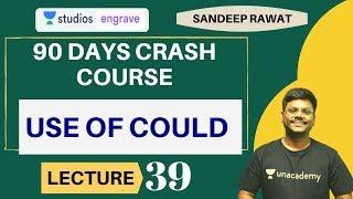 L39: How to Use Could | 90 Days Crash Course | SSC CGL | Sandeep Rawat