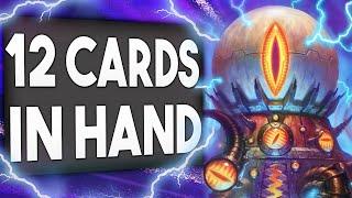 12 Cards IN HAND is CHEATING! New Mecha'Thun Warlock | Descent of Dragons | Hearthstone