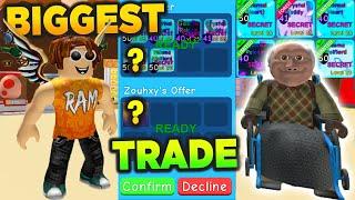I Traded This Old Man 6 SECRET PETS JUST FOR 1 PET in Roblox Bubblegum Simulator