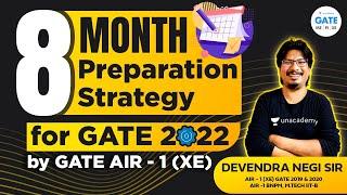 8 Month Preparation Strategy | by AIR-1 (XE) #Negisir | GATE 2022