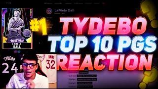 REACTING TO TYDEBO RANKING THE TOP 10 POINT GUARDS IN NBA 2K20 MYTEAM! DO YOU AGREE?