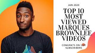 Top 10 Most Viewed Marques Brownlee Videos - January 2020 || Congrats for 10M Subscribers