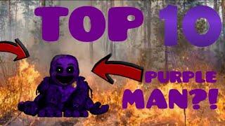 Top 10 Facts About The Purple Man (Five Nights At Freddy’s Top 10 List)