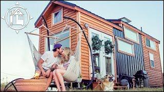 Young Couple's Gorgeous TINY HOUSE w/ a Sauna!!