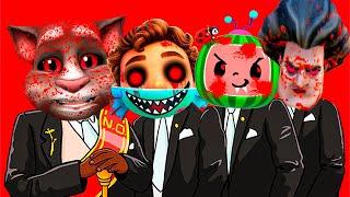 Luca.EXE & Cocomelon.EXE & Talking Tom.EXE & Scary Teacher.EXE - Coffin Dance Cover Astronomia