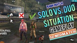 SOLO VS. DUO SITUATION GAMEPLAY IN MIDMATCH.. Tech Gamer