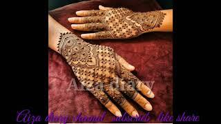 Top 10 Mehndi Design collections For Backhand 2020 | Front or back hand top mehndi design