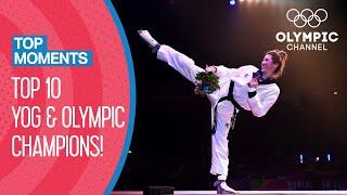 Top 10 Youth Olympians who became Olympic Champions | Top Moments