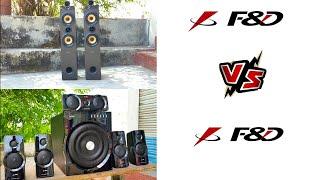 F&D T-70X VS F&D F6000X BATTLEGROUND (TOWER VS 5.1 HOME THEATR)LET'S SEE WHO IS THE BEAST