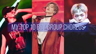 my top 10 boy group choreos