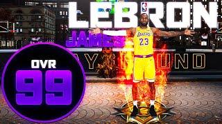 99 OVR LEBRON JAMES LEGEND BUILD is the KING of NBA2K20!