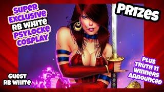 Freaky Friday Psylocke Cosplay Low Print Exclusive Comic Book LIVE w/ RB White PLUS Truth 11 Winners