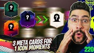 FIFA 20 I SOLD 3 META CARDS TO GET THIS OP ICON MOMENTS PLAYER!!! MY FUTCHAMPIONS JOURNEY