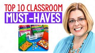 Top 10 Classroom Must-Haves for Preschool Teachers | The Essential Pre K School Suppy List!