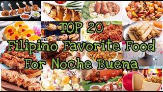 MY TOP 20 FILIPINO FAVOURITE FOOD FOR NOCHE BUENA | CHRISTMAS FOOD | Pepperhona TV