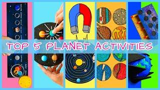 BEST 5 DIY Planets ACTIVE Crafts for kids | Planets Crafts Compilation | Top 5 fidget toys for kids