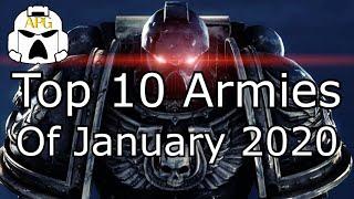 Top 10 Warhammer 40k Armies of January 2020